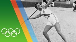 Babe Didrikson at Los Angeles 1932  Epic Olympic Moments [upl. by Gudren]