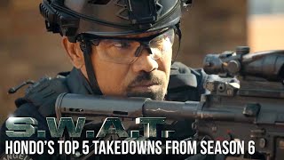 SWAT  Hondos Top 5 Takedowns From Season 6 [upl. by Ondine289]