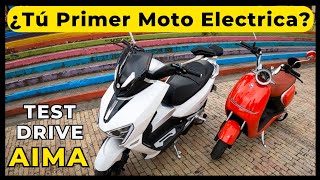 Descubre cómo elegir TU PRIMERA Moto Eléctrica 👍🏻 Experimenta la Emoción con un Test Drive AIMA [upl. by Airlie]