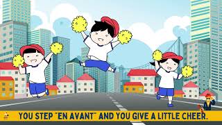 French Song  Directions  Left and right   English and French  Song for kids  Children [upl. by Towland]