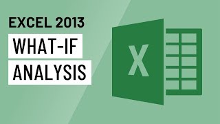 Excel 2013 WhatIf Analysis [upl. by Immaj]