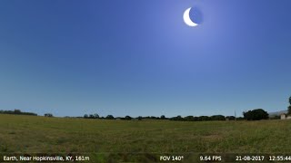 Total Solar Eclipse USA Aug 21st 2017 Simulation ★★★★★ [upl. by Yekcir]