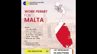 MALTA WORK PERMIT 2024 [upl. by Eldridge241]