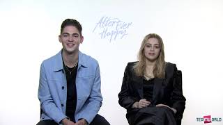 AFTER 4  La nostra intervista a Hero Fiennes Tiffin e Josephine Langford [upl. by Adnoved684]