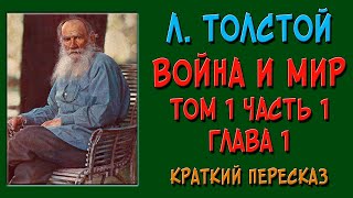 Война и мир Том 1 Часть 1 Глава 1 Краткое содержание [upl. by Yekcor659]