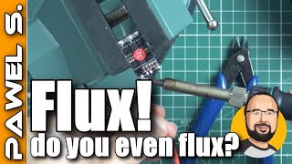 Soldering rosin flux and a flux pen [upl. by Airec251]