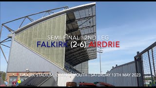 Why were we so nervous Airdries BIG BAWS carry them to the Playoff Final ♦️ Airdrie 72 Falkirk [upl. by Louanna]