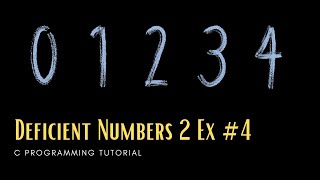 C Numbers 05 Find the Deficient numbers integers between 1 to 100 C Programming [upl. by Alphonse]