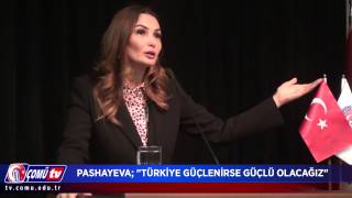 Azerbaycan Milletvekili Pashayeva quotTürkiye Güçlenirse Güçlü Olacağızquot [upl. by Ebba]