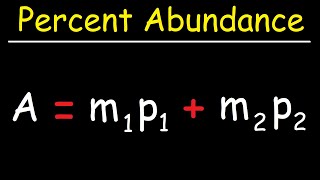 How To Find The Percent Abundance of Each Isotope  Chemistry [upl. by Robbyn]