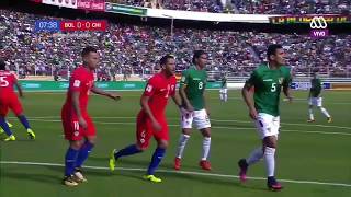 Bolivia 1  0 Chile Resumen Highlights Eliminatorias Rusia 2018 Relatos Chilenos HD [upl. by Nickolaus670]