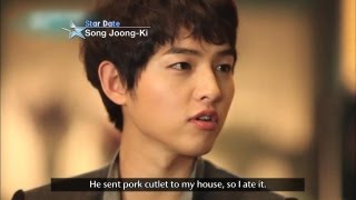 Star Date Interview with Actor Song Joongki 송중기 [upl. by Hillman856]