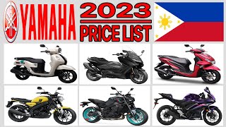 Yamaha Motorcycle Price List In Philippines 2023 [upl. by Erdnael]