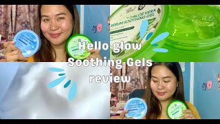 Hello Glow Aloevera and Collagen Serum Soothing Gel review [upl. by Kiraa]