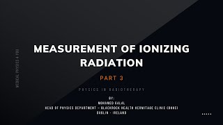 03 c Measurement of Ionizing Radiation relation between KERMA and Absorbed dose [upl. by Cyprio]