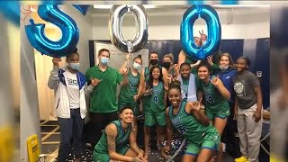 FGCU Women’s Basketball Wins 500th Game [upl. by Kermy707]