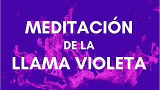 Meditación guiada de la Llama Violeta Transmutadora 10 minutos 🙏 Yo Soy Sanación Perdón Compasión 🙏 [upl. by Eiramanin]