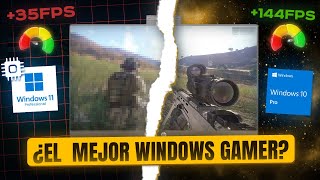 ¿Qué VERSIÓN de WINDOWS PRO es MEJOR en JUEGOS🕹️⌚  WINDOWS 10 PRO vs 11 PRO  PRUEBAS REALES🤔 [upl. by Sahcnip923]