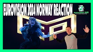 REACTION VIDEO  MGP WINNER  GÅTE  NORWAY EUROVISION 2024 [upl. by Annekim]