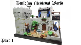 LEGO Castle MOC quotRühiger Örtquot  Building Medieval World series Part 1 EdgeofBricks [upl. by Evod802]