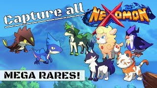 NEXOMON Mega Rares Where to find all basic forms [upl. by Dino259]