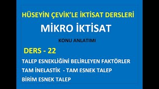 MİKRO İKTİSAT  KONU ANLATIMI DERS 22 [upl. by Zerdna]