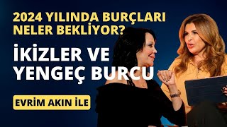 İKİZLER VE YENGEÇ BURCU İÇİN 2024 NASIL GEÇECEK  Yükselenler nelere dikkat etmeli [upl. by Sergius733]