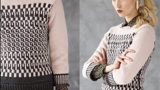 13 Colorwork Pullover Vogue Knitting Holiday 2013 [upl. by Buyers]