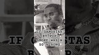 Gangstas by Pop Smoke as a 50’s song popsmoke ai 1950s full song on my channel 🔥 [upl. by Inait]