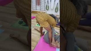 Neck Traction Therapy at PeaceYogaDubai  First Therapeutic Yoga in Dubai dhakaram [upl. by Ataner]