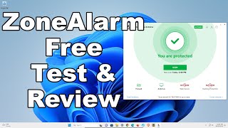 ZoneAlarm Free Antivirus Test amp Review 2023  Antivirus Security Review  Security Test [upl. by Anahpos]