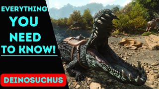 Everything you need to know  Deinosuchus  Ark Survival Ascended [upl. by Bysshe]