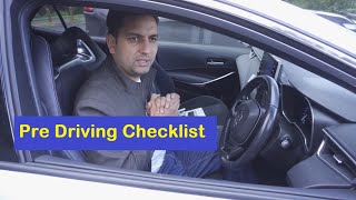 Pre Driving Checklist for driving test [upl. by Henson]