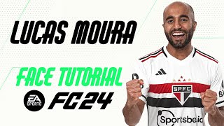 EA FC 24  LUCAS MOURA FACE TUTORIAL  STATS SÃO PAULO [upl. by Ennybor]