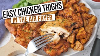 Air Fryer Chicken Thighs Quick amp Easy Recipe [upl. by Occir]