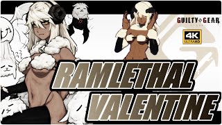 Guilty Gear Strive Sheep Bikini mod for Ramlethal Valentine 4K [upl. by Nomolos]