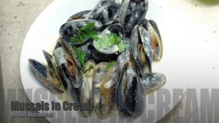 Moules Marinieres Mussels in Cream [upl. by Eaj]