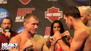 UFC 117 Silva vs Sonnen Weigh In Highlights [upl. by Waite184]