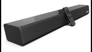 Ultraslim 28Inch Sound Bar BYL Bestisan Soundbar 28Inch 80W with HDMIARC Bluetooth 50 [upl. by Annawat]