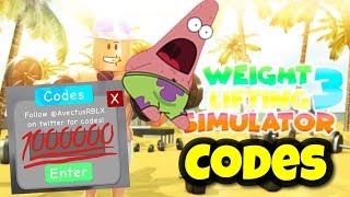 All Weight Lifting Simulator 3 Roblox Codes [upl. by Evin324]