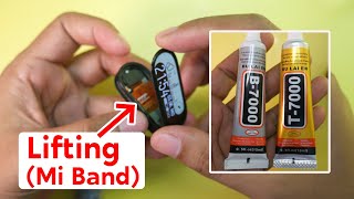 T7000 VS B7000 Glue – How to fix any Smartwatch  Band  Phone screen that fell off  lifting [upl. by Nolyat173]