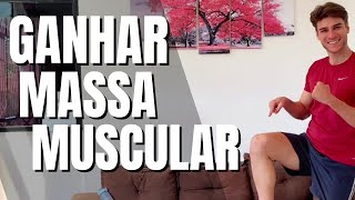 🔴 Treino de pernas e glúteos para ganhar massa muscular  EM CASA [upl. by Ardnassac68]