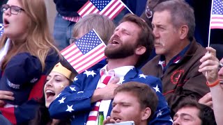 Most passionate USA anthem EVER [upl. by Enyamert]