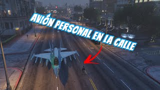 COMO PEDIR TU AVION PERSONAL A TU UBICACION  GTA V ONLINE [upl. by Illehs908]