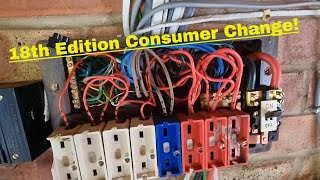 Installing a 18th Edition RCBOSPD Consumer unit  Walk through Video [upl. by Maziar]