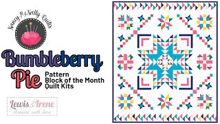 Bumbleberry Pie Pattern amp Block of the Month by Nancy McNally wLewis amp Irene quotBumbleberryquot Fabric [upl. by Bayard537]