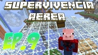 LA ISLA DE CRISTAL  SUPERVIVENCIA AÉREA  MINECRAFT EP9 [upl. by Romona]