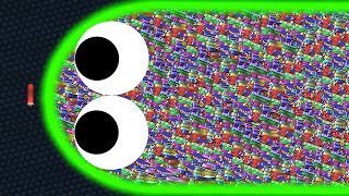 Slitherio AI 200000 Score Epic Slitherio Gameplay 222 [upl. by Semreh980]