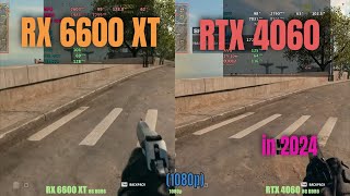 RX 6600 XT vs RTX 4060 in 2024 [upl. by Perseus]