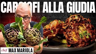 IL PIATTO CHE FA IMPAZZIRE MILANO Carciofi Alla Giudia dal Ristorante di Chef Max Mariola [upl. by Margarethe]